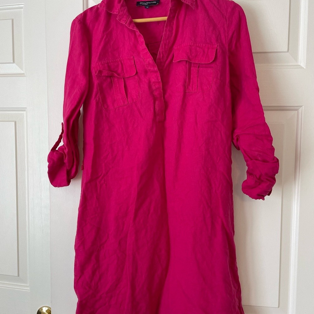 Bright Pink Women's Shirt Dress by Tommy Bahama